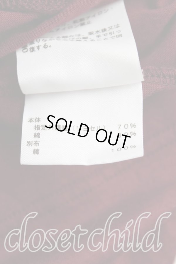 画像5: ヴィヴィアンウエストウッド 中古 / ノースリーブカットソー 2（9号） エンジ  H-25-08-10-024-to-OD-ZH (5)