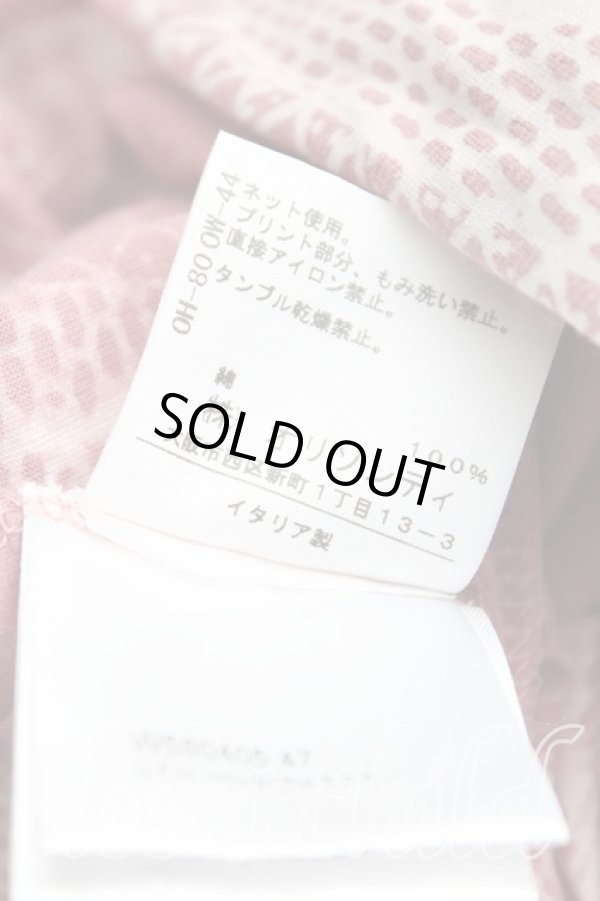 画像5: ANGLOMANIA 中古 / 総柄カットソー M ピンク  H-25-08-10-025-to-OD-ZH (5)