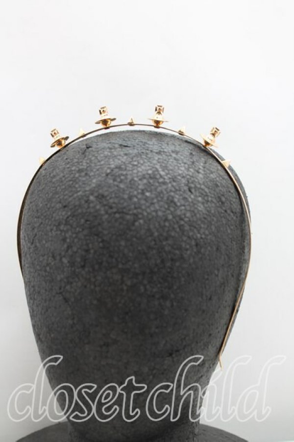 画像2: ヴィヴィアンウエストウッド 中古 / Clare Alice Band  ゴールド  H-25-08-10-027-ac-IN-ZH (2)