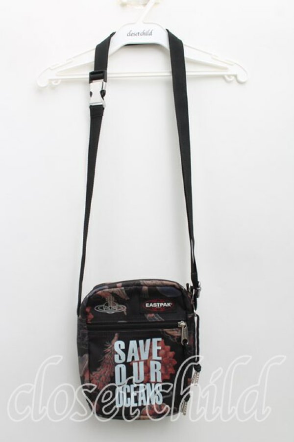 画像2: ヴィヴィアンウエストウッド×EASTPAK 中古 / ショルダーバッグ　VW THE ONE  黒  H-25-08-10-029-ba-IN-ZH (2)