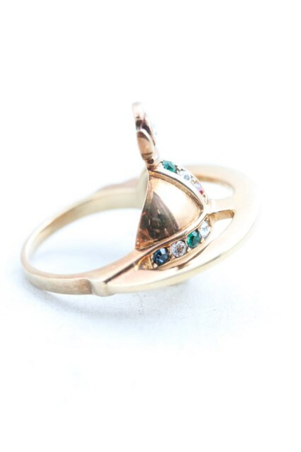 画像3: ヴィヴィアンウエストウッド 中古 / 【復刻】ソリッドオーブリング XS(10号) ゴールド  H-25-08-10-030-rg-IN-ZH (3)