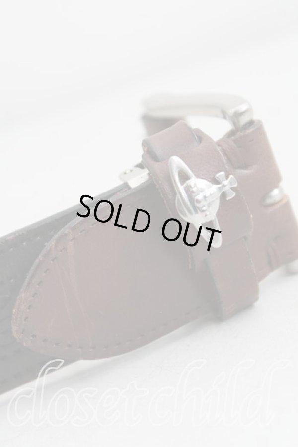 画像4: ヴィヴィアンウエストウッド 中古 / レザーベルト  黒  H-25-08-10-031-gd-IN-ZH (4)