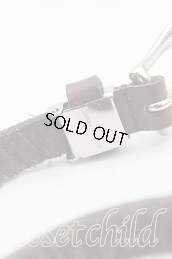 画像3: ヴィヴィアンウエストウッド 中古 / レザーベルト  茶  H-25-08-10-035-gd-IN-ZH (3)