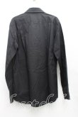 画像2: ヴィヴィアンウエストウッド MAN 中古 / カラーオーブ刺繍高襟シャツ 46（S相当） 黒  H-25-08-10-005-bl-OD-ZH (2)