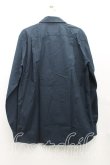 画像2: ヴィヴィアンウエストウッド MAN 中古 / カラーオーブ刺繍高襟シャツ 46（M相当） 紺  H-25-08-10-006-bl-OD-ZH (2)