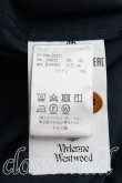 画像4: ヴィヴィアンウエストウッド MAN 中古 / カラーオーブ刺繍高襟シャツ 46（M相当） 紺  H-25-08-10-006-bl-OD-ZH (4)