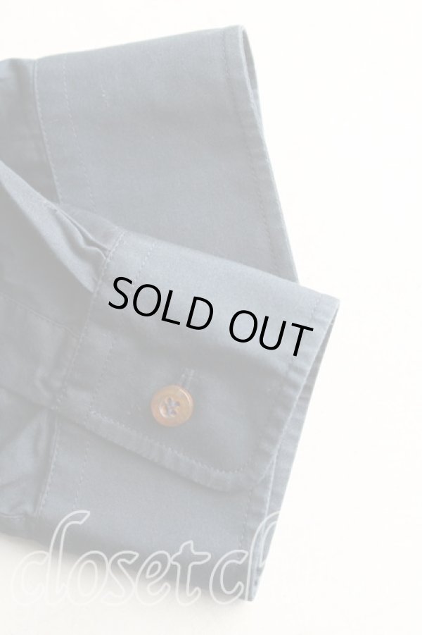 画像6: ヴィヴィアンウエストウッド MAN 中古 / カラーオーブ刺繍高襟シャツ 46（M） 紺  H-25-08-10-006-bl-OD-ZH (6)