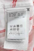 画像4: ヴィヴィアンウエストウッド MAN 中古 / スクイグルシャツ 46（M相当） 白ｘ赤  H-25-08-10-009-bl-OD-ZH (4)