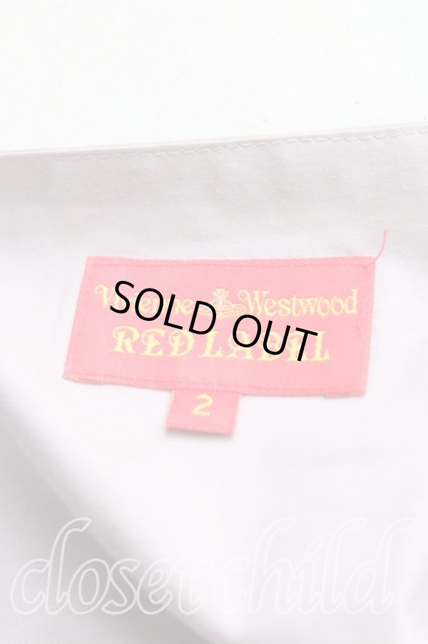 画像3: ヴィヴィアンウエストウッド 中古 / タイフロント半袖シャツ 2(9号) ピンク  H-25-08-10-010-bl-IN-ZH (3)