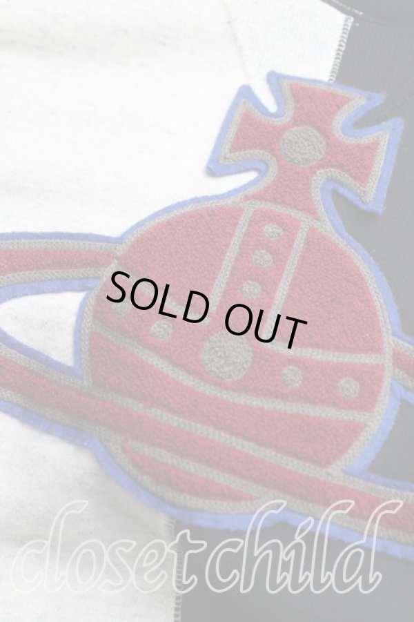 画像6: ヴィヴィアンウエストウッド 中古 / フェルトオーブスウェットワンピース O/S 黒ｘ灰  H-25-08-10-001-op-OD-ZH (6)