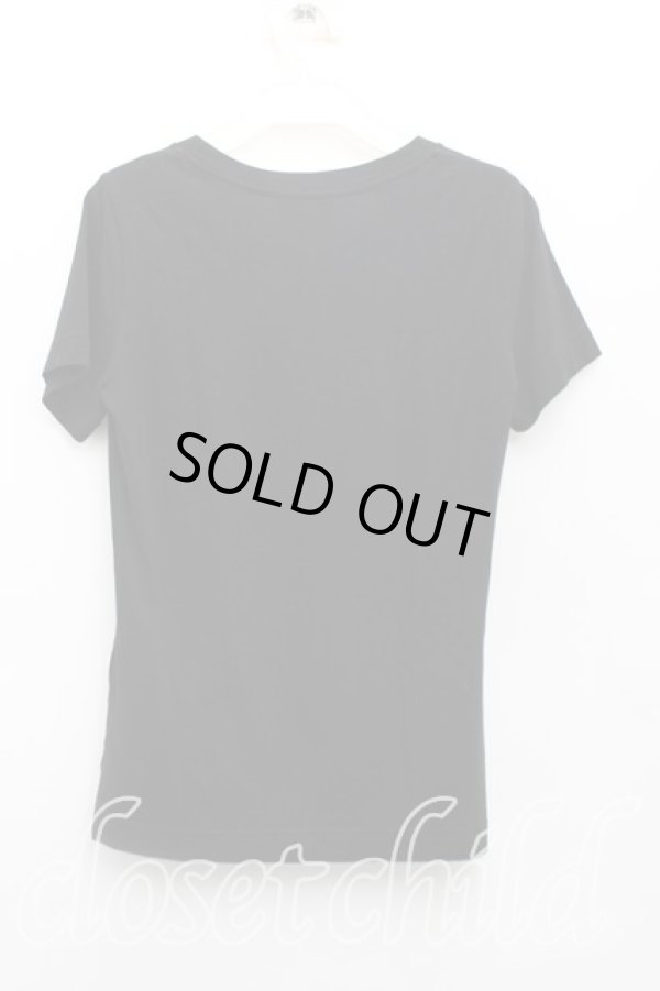 画像2: ヴィヴィアンウエストウッド 中古 / ウィングハートptTシャツ 2(9号) 黒  H-25-08-10-015-ts-IN-ZH (2)