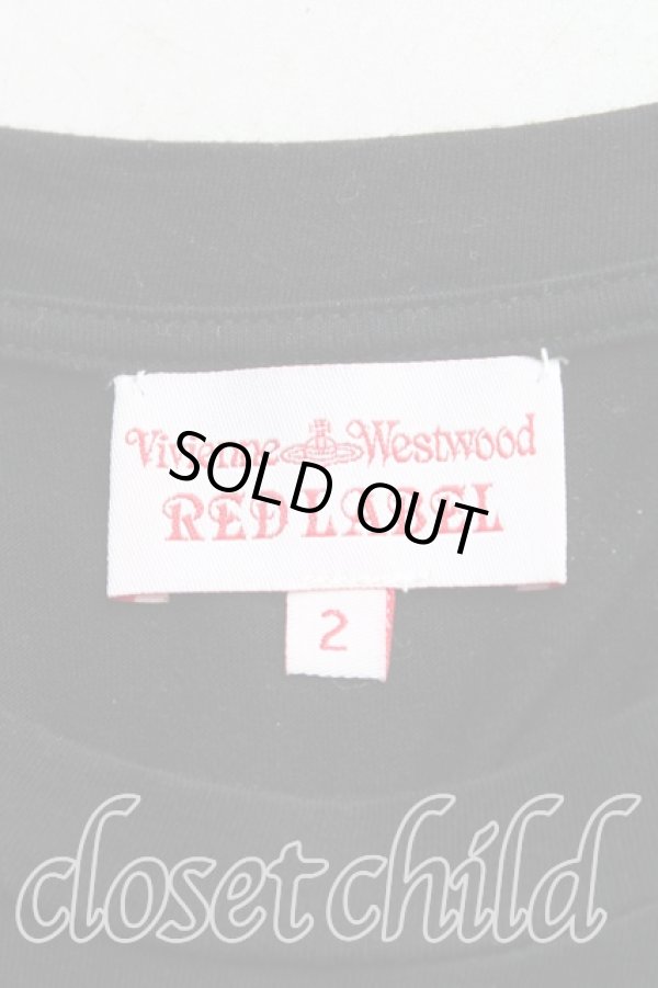 画像3: ヴィヴィアンウエストウッド 中古 / ウィングハートptTシャツ 2(9号) 黒  H-25-08-10-015-ts-IN-ZH (3)