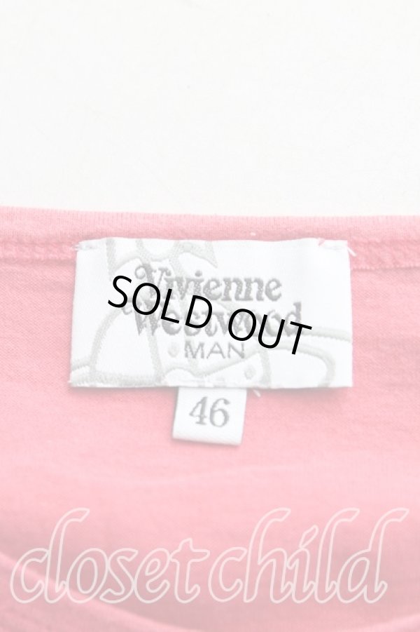 画像3: ヴィヴィアンウエストウッド MAN 中古 / バンダナドッグラウンドネック半袖Tシャツ 46（M） 赤  H-25-08-10-017-ts-OD-ZH (3)