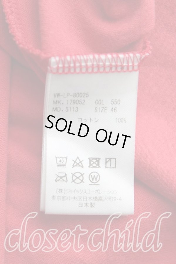 画像4: ヴィヴィアンウエストウッド MAN 中古 / バンダナドッグラウンドネック半袖Tシャツ 46（M） 赤  H-25-08-10-017-ts-OD-ZH (4)