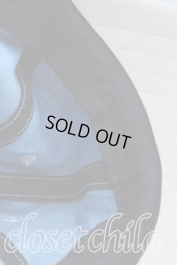 画像6: ヴィヴィアンウエストウッド 中古 / ラインオーブ刺繍キャップ  ベージュ  H-25-08-17-018-ha-IN-ZH (6)