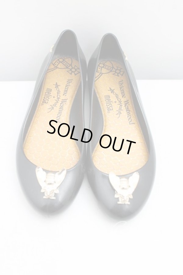 画像2: ヴィヴィアンウエストウッド×Melissa 中古 / ウルトラガール 35/36(21.5cm) 黒  H-25-08-17-020-sh-IN-ZH (2)