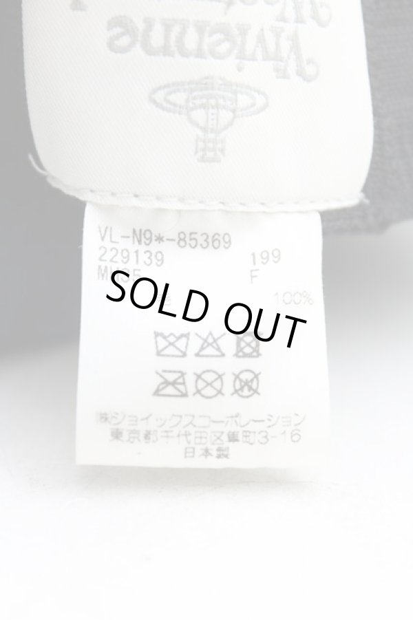 画像5: ヴィヴィアンウエストウッド 中古 / MAN LONDONウールベレー帽  紺  H-25-08-17-026-ha-IN-ZH (5)