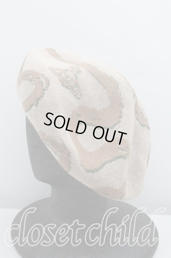 画像2: ヴィヴィアンウエストウッド 中古 / オーブptサマーベレー帽  茶  H-25-08-17-029-ha-IN-ZH (2)