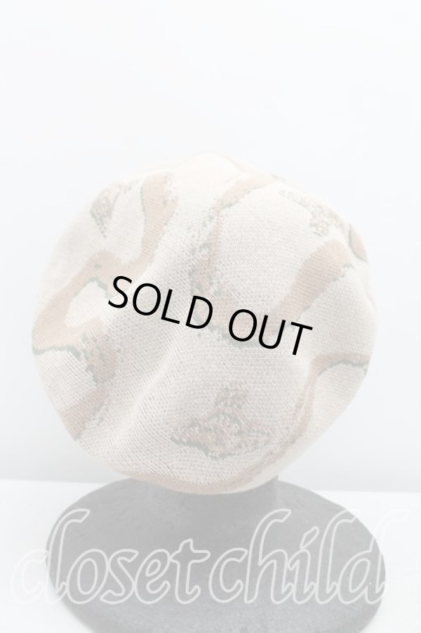 画像3: ヴィヴィアンウエストウッド 中古 / オーブptサマーベレー帽  茶  H-25-08-17-029-ha-IN-ZH (3)