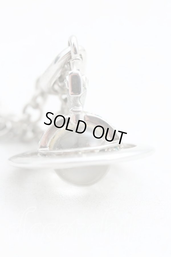 画像2: ヴィヴィアンウエストウッド 中古 / タイニオーオーブネックレス  シルバー  H-25-08-17-032-nl-OD-ZH (2)