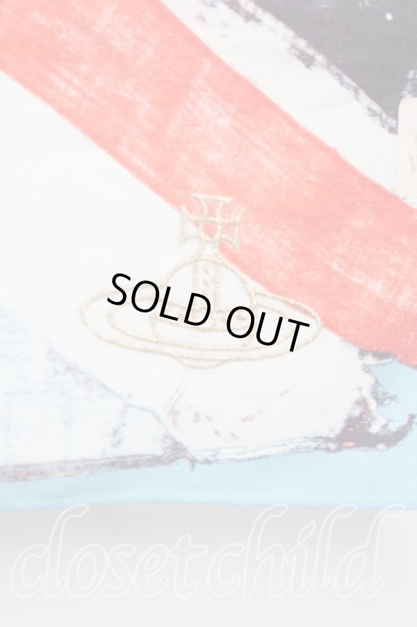 画像2: ヴィヴィアンウエストウッド 中古 / ハンカチ    H-25-08-17-034-gd-OD-ZH (2)