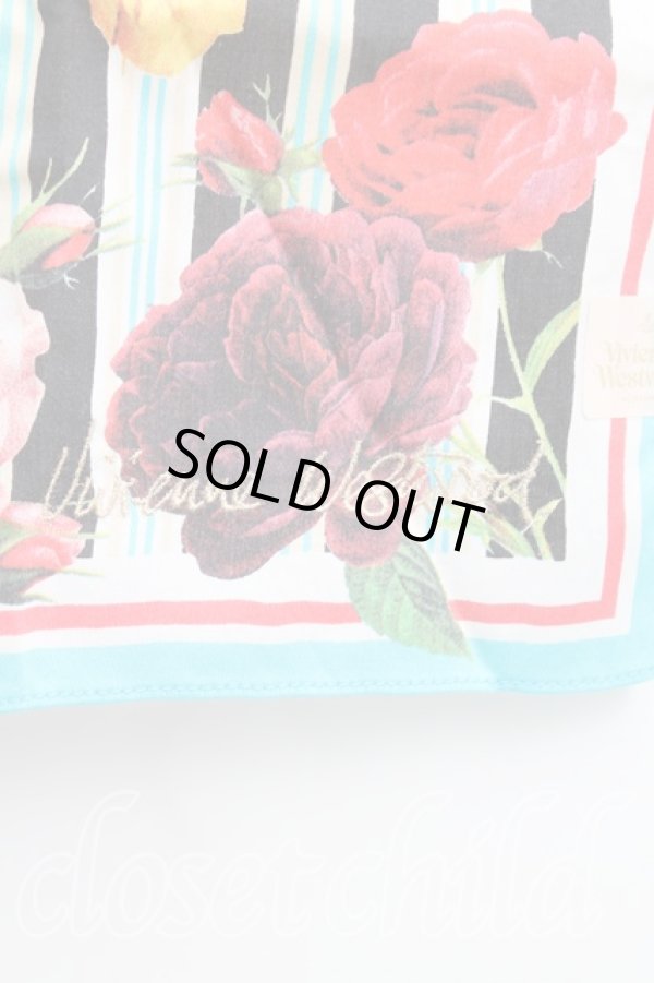 画像2: ヴィヴィアンウエストウッド 中古 / ハンカチ    H-25-08-17-035-gd-OD-ZH (2)