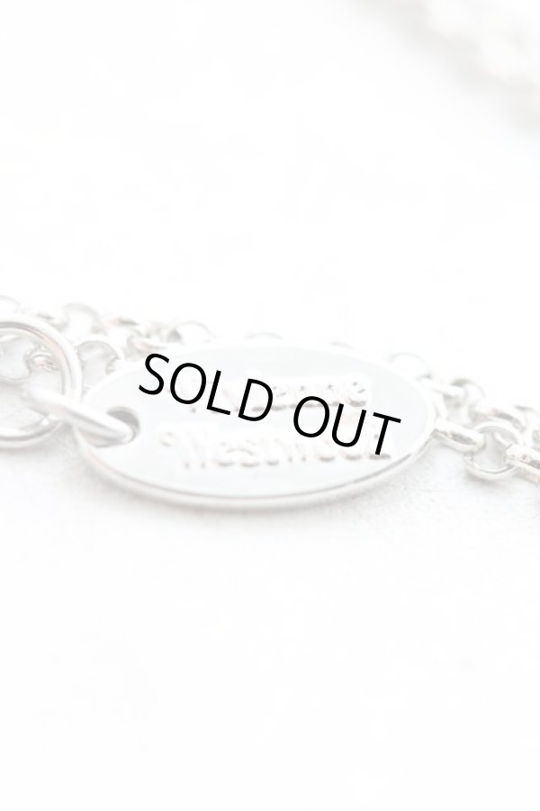 画像4: ヴィヴィアンウエストウッド 中古 / ニュープチオーブネックレス  シルバー  H-25-08-17-037-nl-OD-ZH (4)