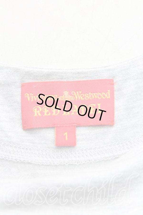 画像3: ヴィヴィアンウエストウッド 中古 / オーブステッチカットソーワンピース 1（7号） 灰  H-25-08-17-040-op-IN-ZH (3)