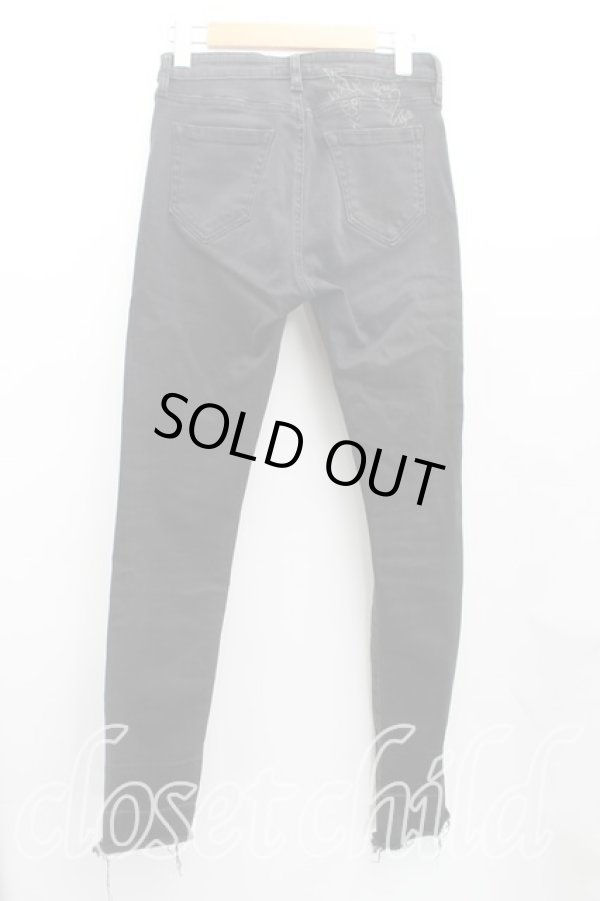 画像2: ANGLOMANIA 中古 / War&Peaceスキニーパンツ W26 黒  H-25-08-17-043-pa-OD-ZH (2)