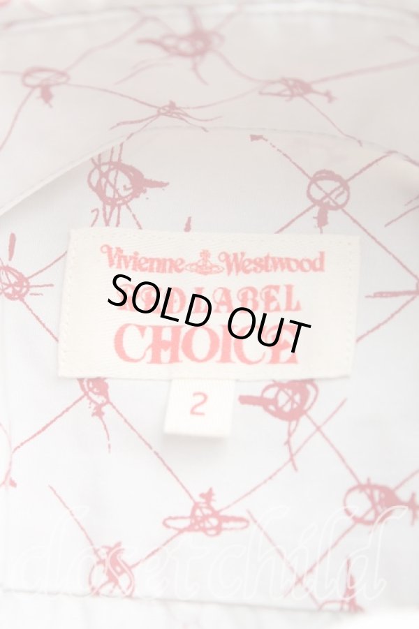 画像3: ヴィヴィアンウエストウッド 中古 / 単色オーブ刺繍総柄シャツ 2（9号） 灰  H-25-08-17-049-bl-IN-ZH (3)