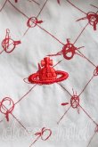 画像6: ヴィヴィアンウエストウッド 中古 / 単色オーブ刺繍総柄シャツ 2（9号相当） 灰  H-25-08-17-049-bl-IN-ZH (6)