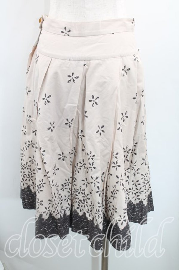 画像2: ヴィヴィアンウエストウッド 中古 / フラワーptスカート 2(9号) ベージュ  H-25-08-17-051-sk-IN-ZH (2)