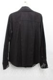 画像2: ヴィヴィアンウエストウッド 中古 / オーブ&ハート総柄シャツ 02（9号相当） 黒  H-25-08-17-005-bl-IN-ZH (2)