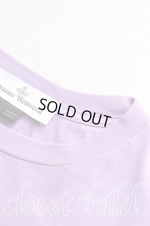 画像6: ヴィヴィアンウエストウッド 中古 / グラフィティオーブ刺繍BOXY Tシャツ S 紫  H-25-08-17-053-ts-IN-ZH (6)