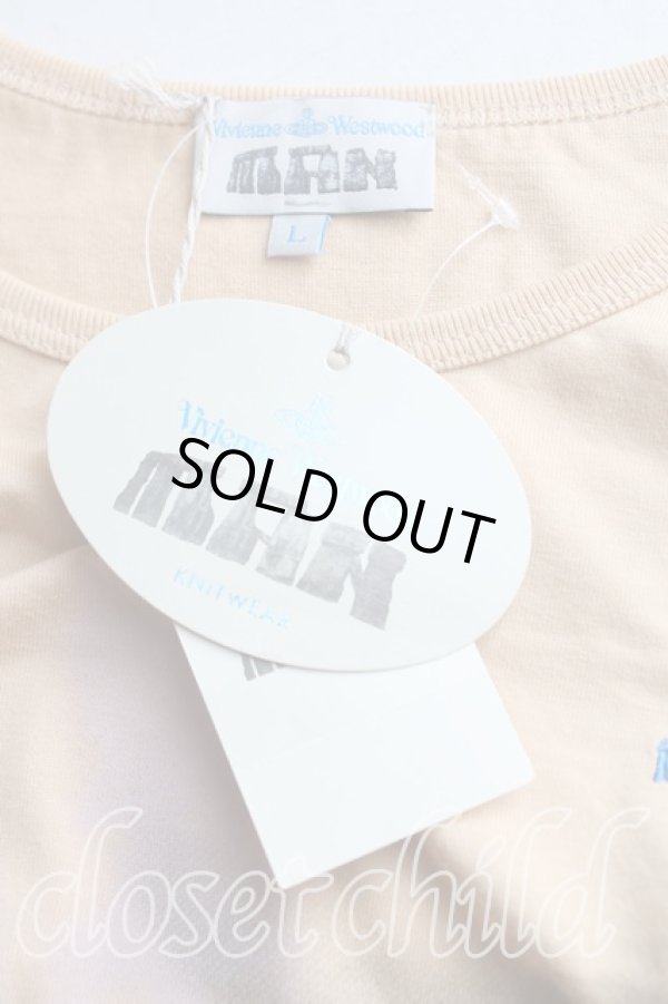 画像3: ヴィヴィアンウエストウッド 中古 / WINE PRINT Tシャツ L 茶  H-25-08-17-055-ts-IN-ZH (3)