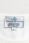 画像3: ヴィヴィアンウエストウッド 中古 / オーブ刺繍Tシャツ L 白  H-25-08-17-056-ts-IN-ZH (3)