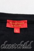 画像3: ヴィヴィアンウエストウッド 中古 / カラーオーブ刺繍カーディガン L 黒  H-25-08-17-061-to-OD-ZH (3)