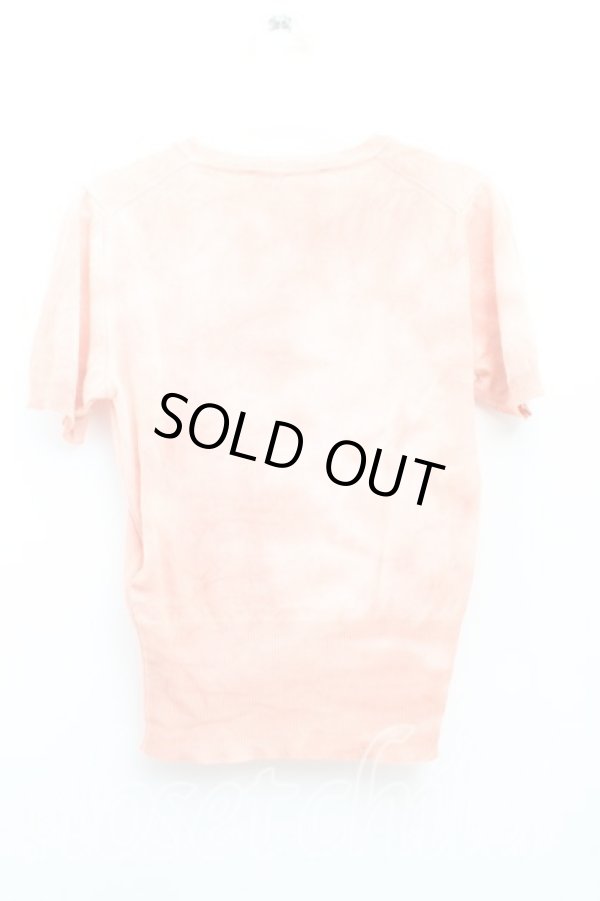 画像2: ヴィヴィアンウエストウッド 中古 / カラーオーブ刺繍サマーニット S 茶  H-25-08-17-062-to-OD-ZH (2)