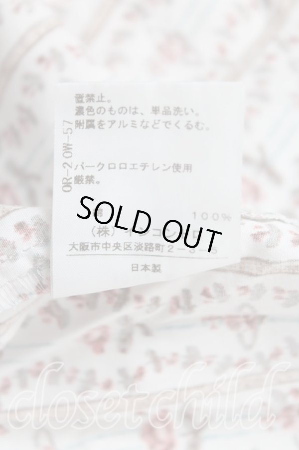 画像5: ヴィヴィアンウエストウッド 中古 / ローズpt半袖シャツ 2（9号） 白  H-25-08-17-007-bl-IN-ZH (5)