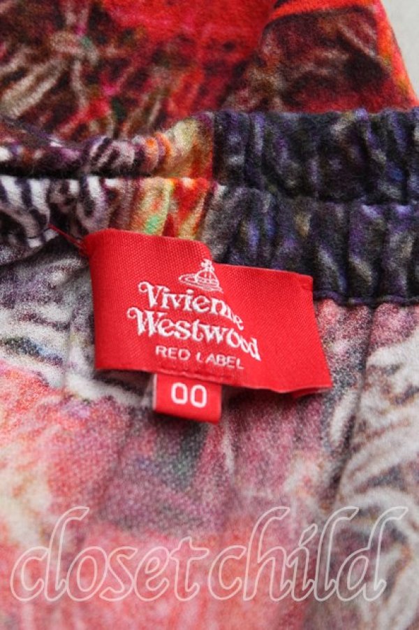 画像3: ヴィヴィアンウエストウッド 中古 / ネットプリントロングスカート 00（ワンサイズ） 赤  H-25-08-17-008-sk-OD-ZH (3)