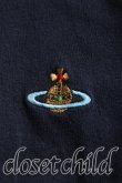 画像6: ヴィヴィアンウエストウッド 中古 / カラーオーブ刺繍カーディガン S 紺  H-25-08-17-011-to-OD-ZH (6)