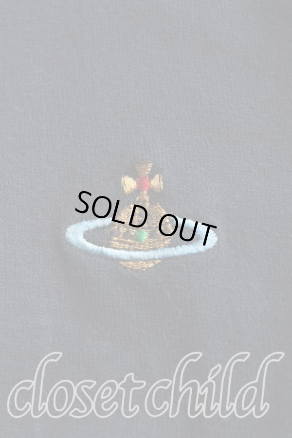 画像6: ヴィヴィアンウエストウッド 中古 / カラーオーブ刺繍カーディガン S 紺  H-25-08-17-011-to-OD-ZH (6)