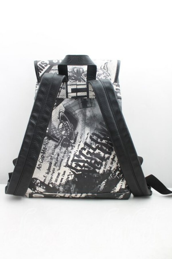 画像2: ANGLOMANIA 中古 / LAMBリュック  黒  H-25-08-17-015-ba-OD-ZH (2)