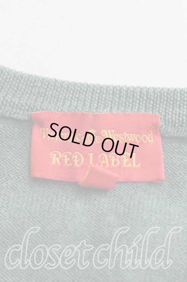 画像3: ヴィヴィアンウエストウッド 中古 / カラーオーブ刺繍カーディガン S カーキ  H-25-08-24-020-to-OD-ZH (3)