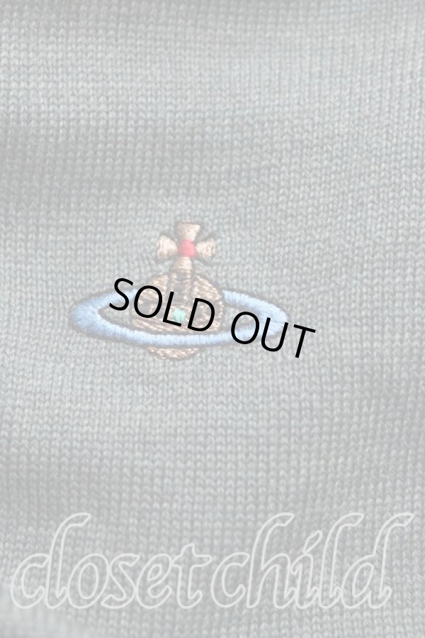 画像6: ヴィヴィアンウエストウッド 中古 / カラーオーブ刺繍カーディガン S カーキ  H-25-08-24-020-to-OD-ZH (6)