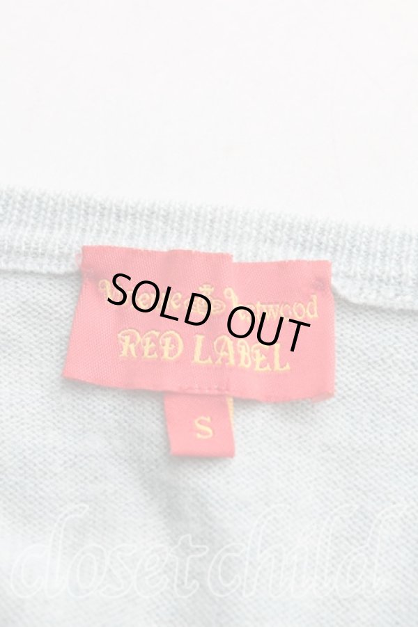 画像3: ヴィヴィアンウエストウッド 中古 / カラーオーブ刺繍カーディガン S 水色  H-25-08-24-022-to-OD-ZH (3)