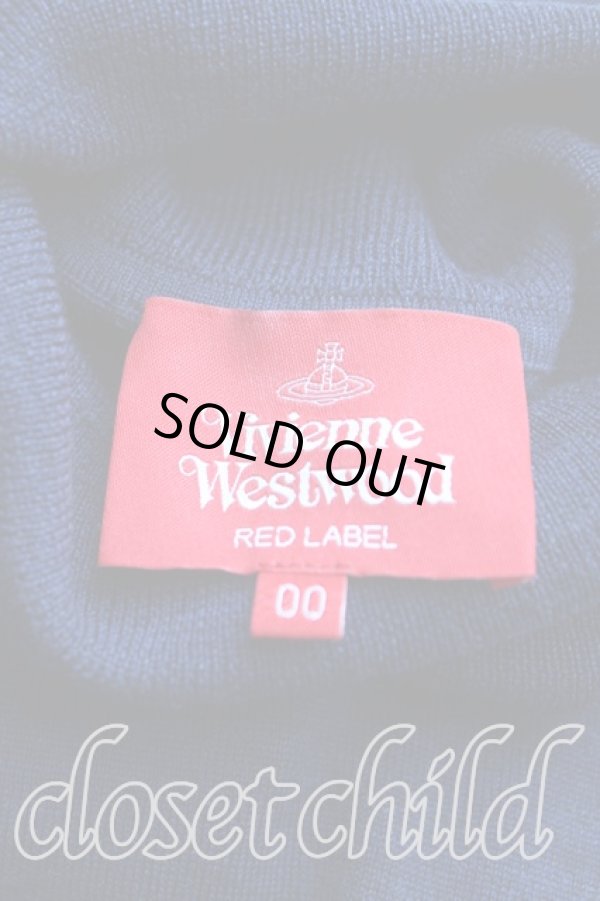 画像3: ヴィヴィアンウエストウッド 中古 / オーブ刺繍タートルニット 00（ワンサイズ） 紺  H-25-08-24-024-to-OD-ZH (3)