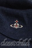 画像6: ヴィヴィアンウエストウッド 中古 / オーブ刺繍タートルニット 00（ワンサイズ） 紺  H-25-08-24-024-to-OD-ZH (6)