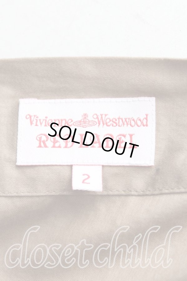 画像3: ヴィヴィアンウエストウッド 中古 / 単色オーブ刺繍カットソーワンピ 2（9号） 茶  H-25-08-24-003-op-OD-ZH (3)