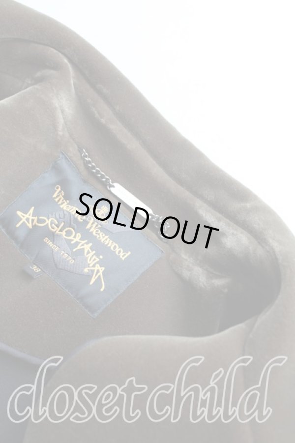 画像5: ANGLOMANIA 中古 / 別珍コート 38（7号） カーキ  H-25-08-24-032-co-OD-ZH (5)